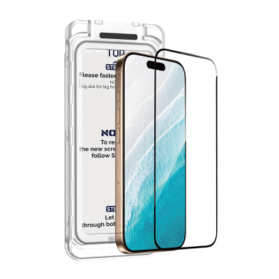 Apple iPhone 17 Pro Wiwu SQ-008 Oleofobik Easy Install Darbeye Karşı Dayanıklı Temperli Cam Ekran Koruyucu + Kolay Uygulama Aparatlı - 4