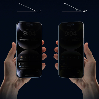 Apple iPhone 17 Pro Wiwu Wi-SQ009 Easy Install iPrivacy 360° Anti-Peep Oleofobik Temperli Cam Ekran Koruyucu + Kolay Uygulama Aparatlı - 10