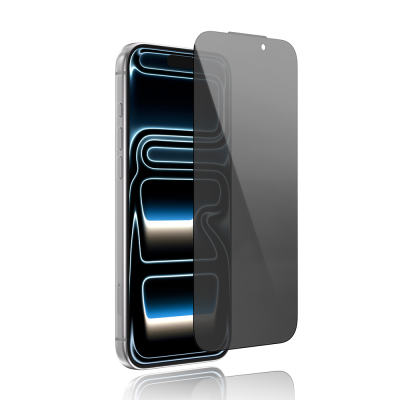Apple iPhone 17 Pro Youngkit 2.5D Fingerprint-Resistant 0.33mm Privacy Tempered Glass Screen Protector - 2