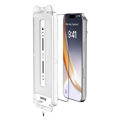 Apple iPhone 17 Raptic Air Glass 2.5D Ekran Koruyucu 2 Adet + Kolay Uygulama Aparatlı - 1