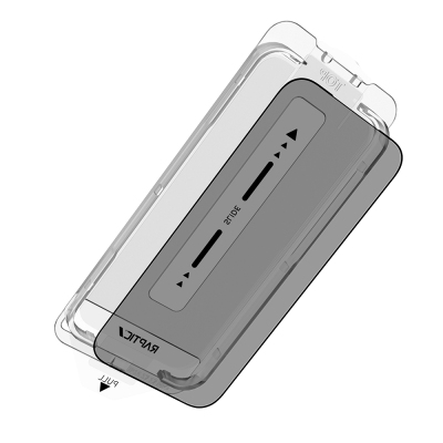 Apple iPhone 17 Raptic Air Glass 2.5D Privacy Ghost Screen Protector 2 Pieces + Easy Application Tool - 8