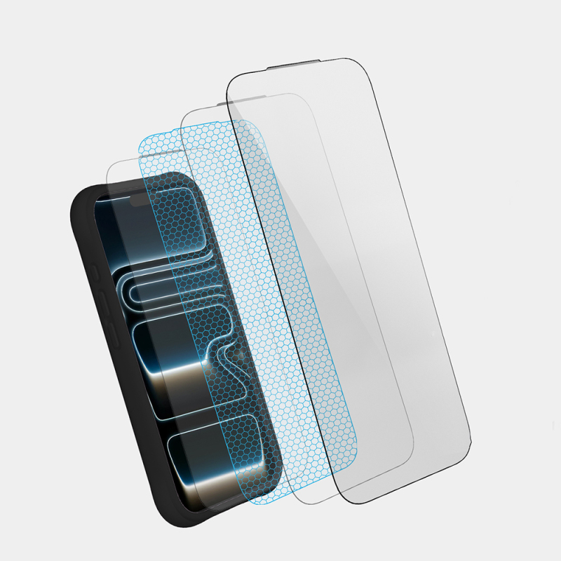 Apple iPhone 17 Youngkit 2.5D Fingerprint-Resistant 0.33mm Tempered Glass Screen Protector - 6