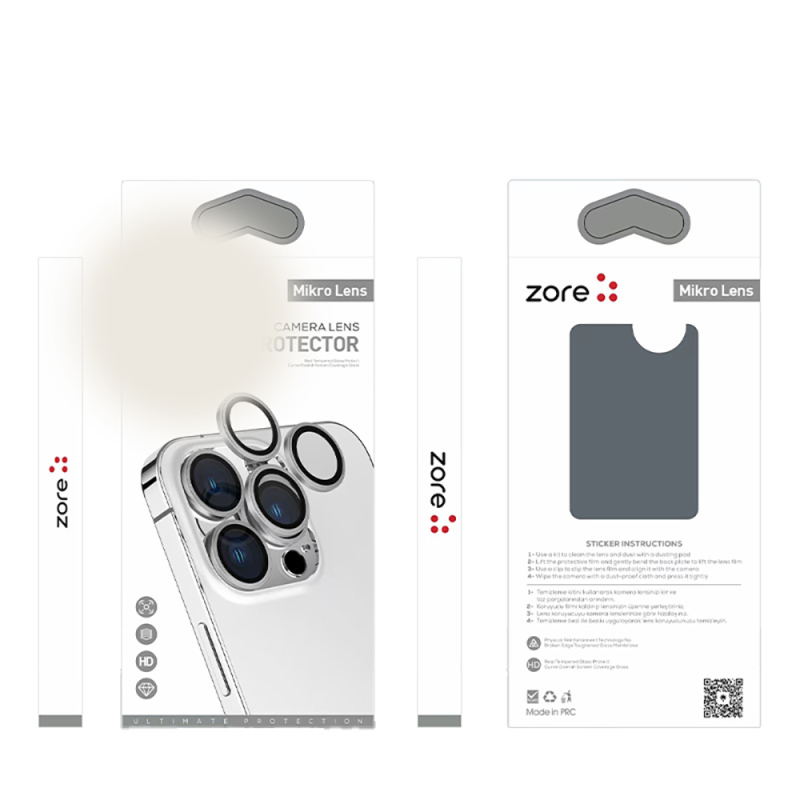 Apple iPhone 17 Zore Mikro Camera Lens Protector - 27