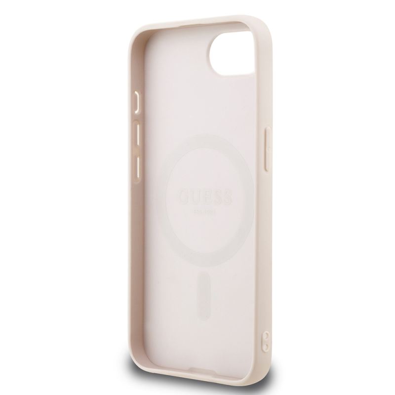 Apple iPhone 17E Case Guess Original Licensed M-safe Charging Feature Small 4G Classic Cover - 6