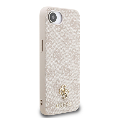 Apple iPhone 17E Case Guess Original Licensed M-safe Charging Feature Small 4G Classic Cover - 9