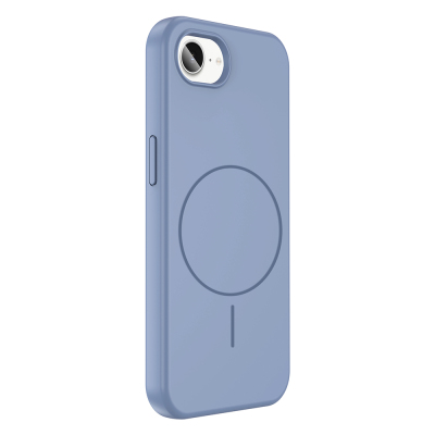 Apple iPhone 17E Case M-safe Charging Enabled Liquid Technology Wipeable Hard Cover Zore Kiwi - 4