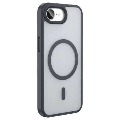 Apple iPhone 17E Case M-safe Charging Feature Matte Back Zore Sio Cover - 13