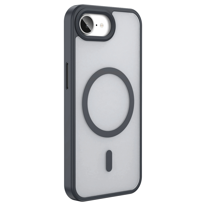 Apple iPhone 17E Case M-safe Charging Feature Matte Back Zore Sio Cover - 13