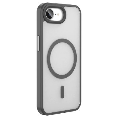 Apple iPhone 17E Case M-safe Charging Feature Matte Back Zore Sio Cover - 20