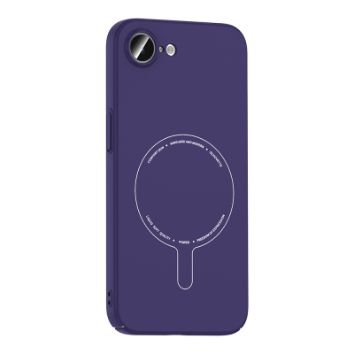 Apple iPhone 17E Case with M-Safe Charging and Camera Protection - Zore Elio Hard PC Cover - 9