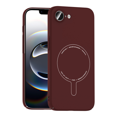 Apple iPhone 17E Case with M-Safe Charging and Camera Protection - Zore Elio Hard PC Cover - 5