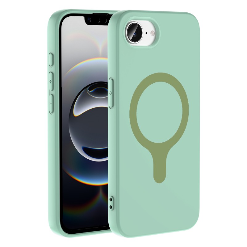 Apple iPhone 17E Case with M-Safe Charging Feature Zore Aris Silicone Cover - 6