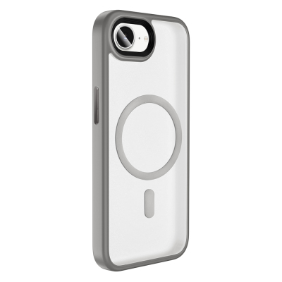 Apple iPhone 17E Case with Matte Back and Wireless Charging Feature - Zore Fleet M-safe Cover - 7