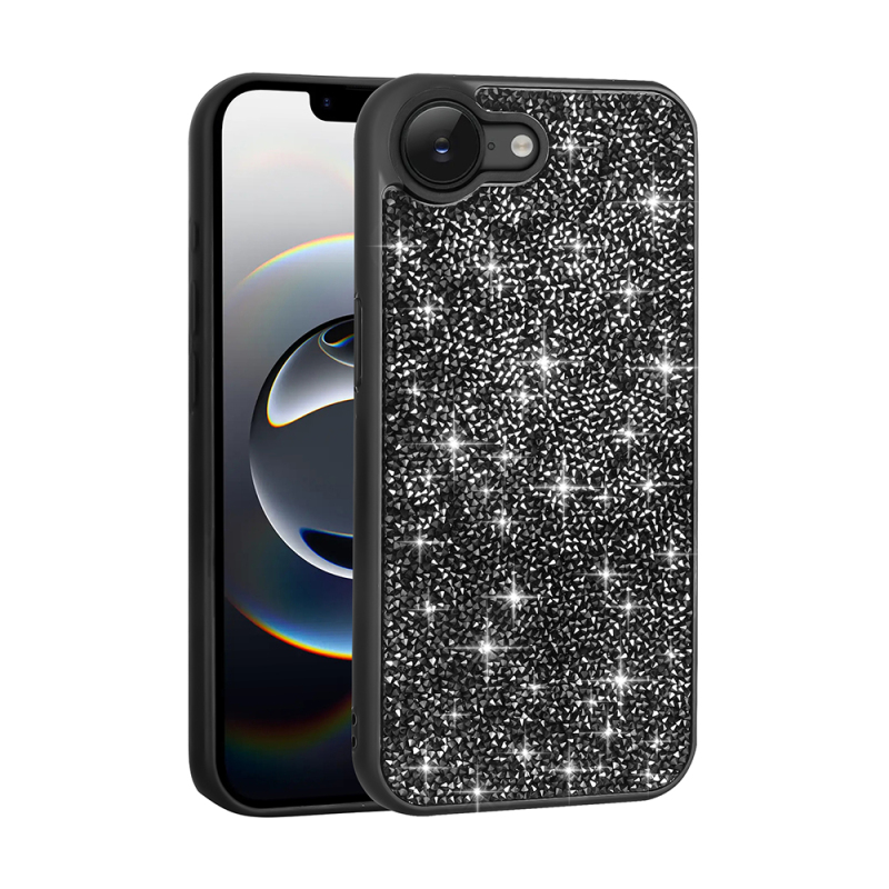 Apple iPhone 17E Case with Sparkling Stone Design Zore Diamond Cover - 7
