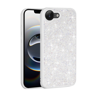 Apple iPhone 17E Case with Sparkling Stone Design Zore Diamond Cover - 9