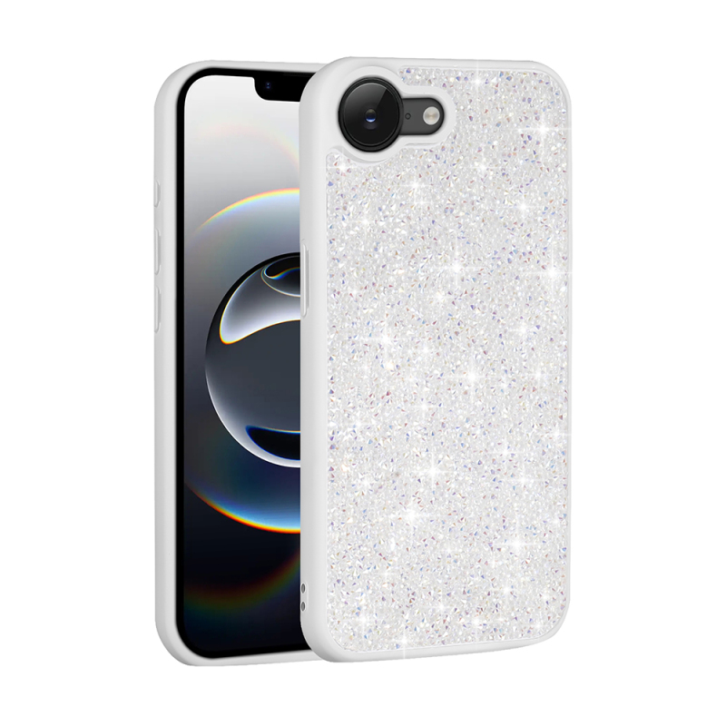 Apple iPhone 17E Case with Sparkling Stone Design Zore Diamond Cover - 9