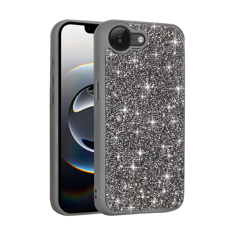 Apple iPhone 17E Case with Sparkling Stone Design Zore Diamond Cover - 11