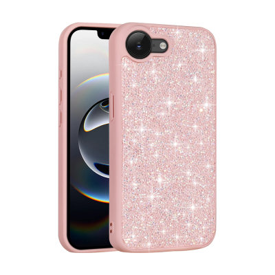 Apple iPhone 17E Case with Sparkling Stone Design Zore Diamond Cover - 13
