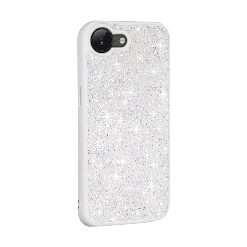 Apple iPhone 17E Case with Sparkling Stone Design Zore Diamond Cover - 3