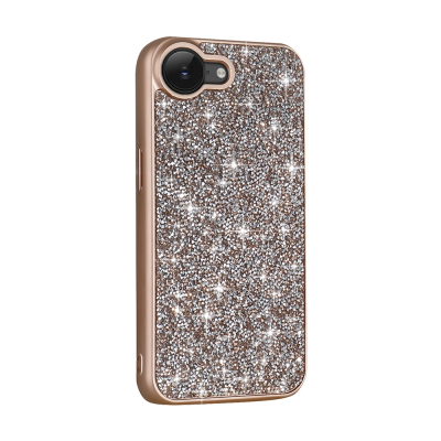 Apple iPhone 17E Case with Sparkling Stone Design Zore Diamond Cover - 5