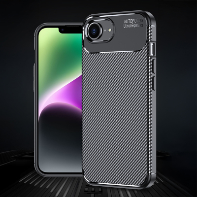 Apple iPhone 17E Case Zore Black Silicone Cover - 6