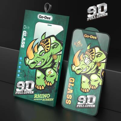 Apple iPhone 17E Go Des 9D Full Cover Tempered Glass Screen Protector - 4