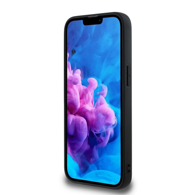 Apple iPhone 17E Kılıf Guess Orjinal Lisanslı M-safe Şarj Özellikli PU Üçgen Logo 4G Desenli Kapak - 14