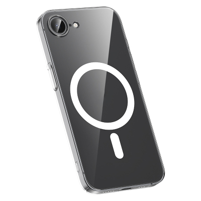 Apple iPhone 17E Kılıf M-safe Şarj Özellikli Benks ​​​​​​Crystal Serisi Şeffaf Kapak - 6