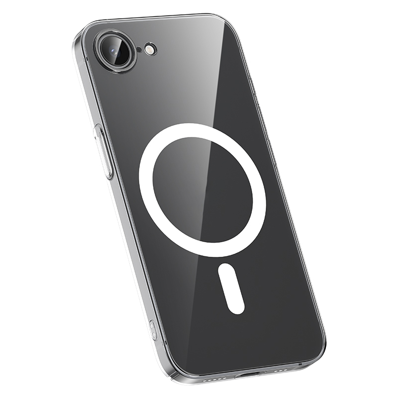 Apple iPhone 17E Kılıf M-safe Şarj Özellikli Benks ​​​​​​Crystal Serisi Şeffaf Kapak - 6