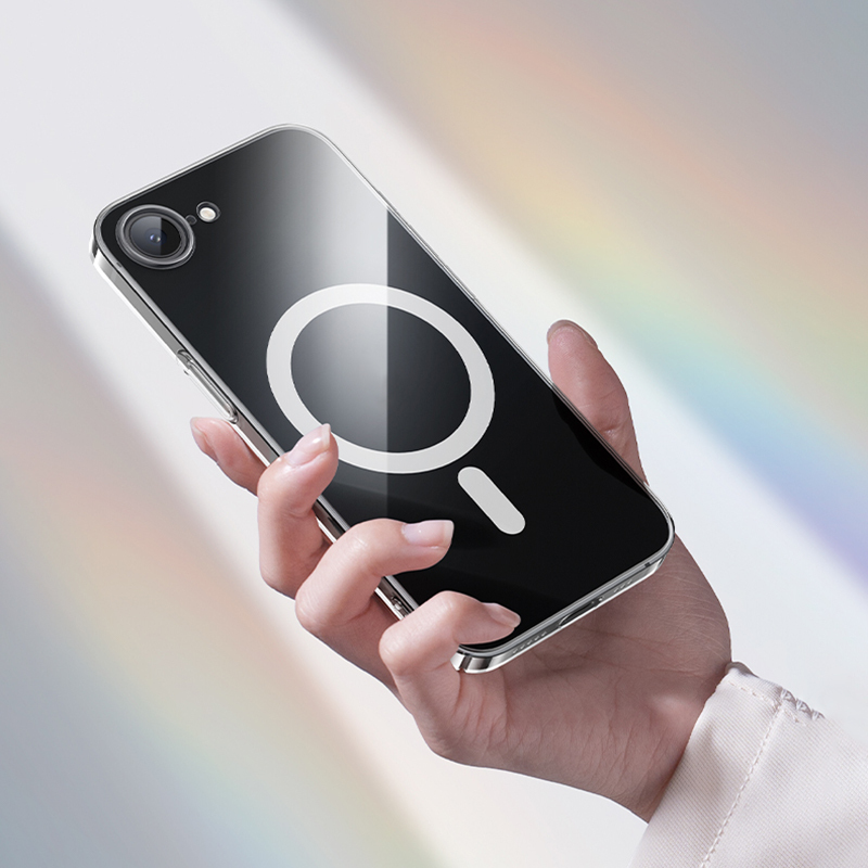 Apple iPhone 17E Kılıf M-safe Şarj Özellikli Benks ​​​​​​Crystal Serisi Şeffaf Kapak - 8