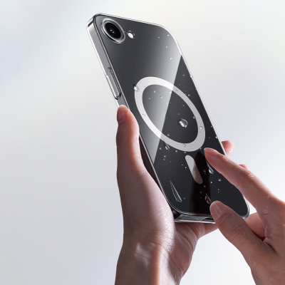 Apple iPhone 17E Kılıf M-safe Şarj Özellikli Benks ​​​​​​Crystal Serisi Şeffaf Kapak - 10