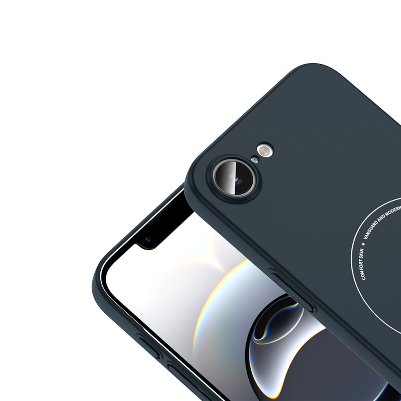 Apple iPhone 17E Kılıf M-Safe Şarj Özellikli Kamera Korumalı Zore Elio Sert PC Kapak - 24