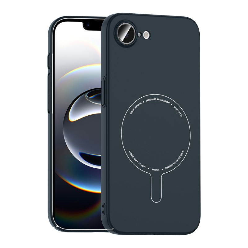 Apple iPhone 17E Kılıf M-Safe Şarj Özellikli Kamera Korumalı Zore Elio Sert PC Kapak - 8