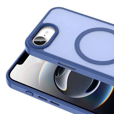 Apple iPhone 17E Kılıf M-safe Şarj Özellikli Mat Arka Yüzey Zore Sio Kapak - 11