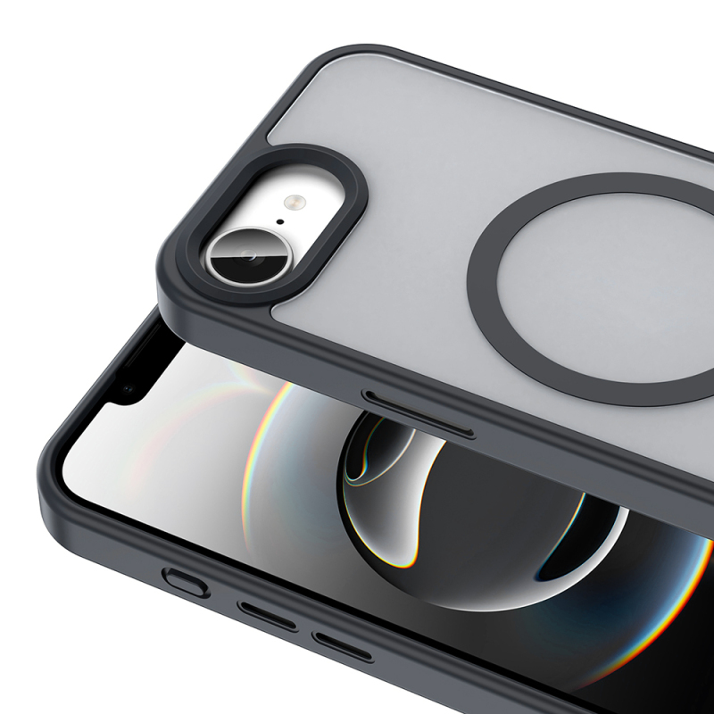 Apple iPhone 17E Kılıf M-safe Şarj Özellikli Mat Arka Yüzey Zore Sio Kapak - 12