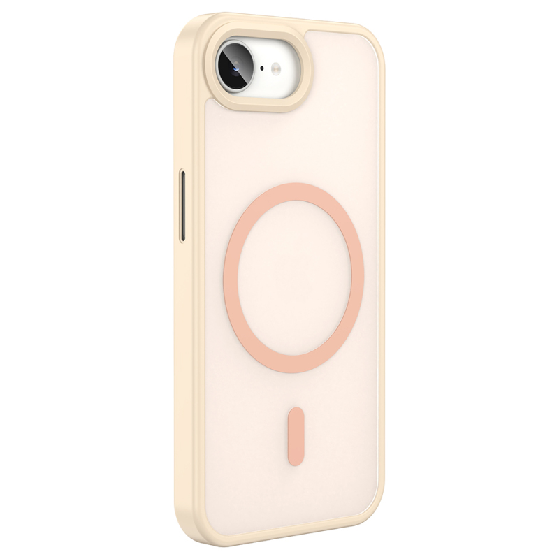 Apple iPhone 17E Kılıf M-safe Şarj Özellikli Mat Arka Yüzey Zore Sio Kapak - 14