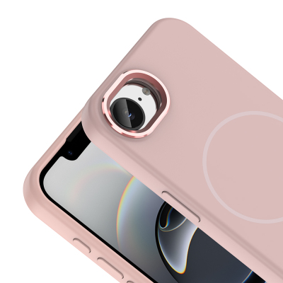 Apple iPhone 17E Kılıf M-Safe Şarj Özellikli Metal Kamera Çerçeveli Zore Edi Silikon Kapak - 11