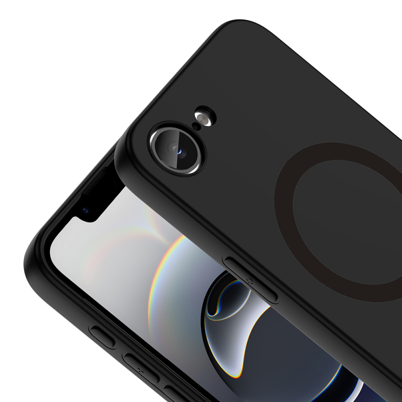 Apple iPhone 17E Kılıf M-Safe Şarj Özellikli Zore Aris Silikon Kapak - 29