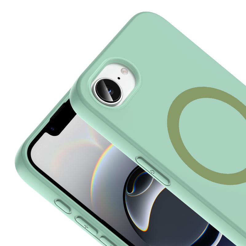 Apple iPhone 17E Kılıf M-Safe Şarj Özellikli Zore Aris Silikon Kapak - 16
