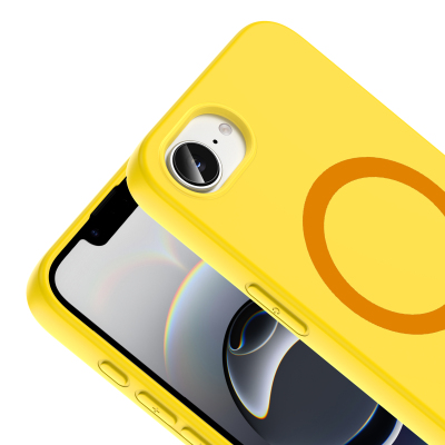 Apple iPhone 17E Kılıf M-Safe Şarj Özellikli Zore Aris Silikon Kapak - 21