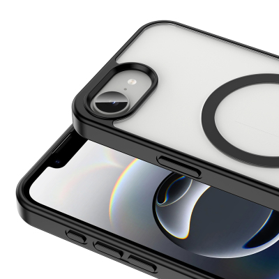 Apple iPhone 17E Kılıf M-safe Wireless Şarj Özellikli Silikon Zore Ege Kapak - 4