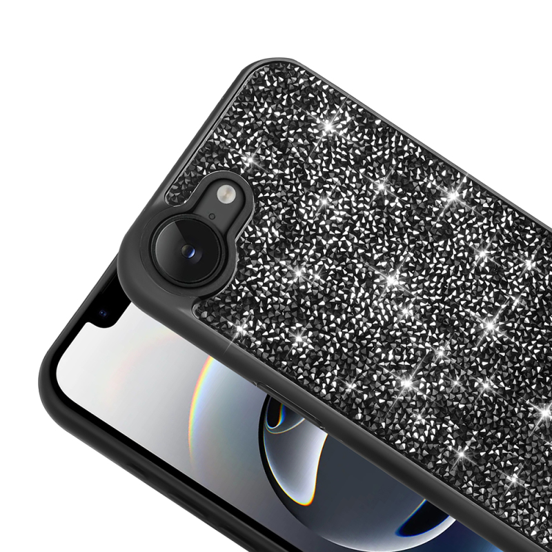 Apple iPhone 17E Kılıf Parlak Taşlı Tasarım Zore Pırlanta Kapak - 8
