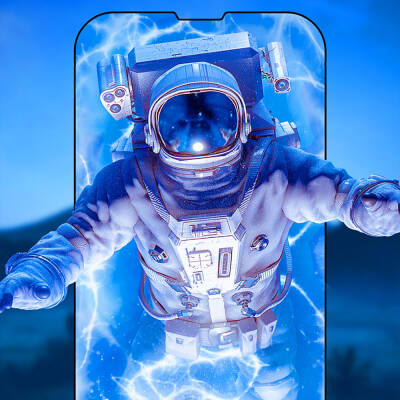 Apple iPhone 17E Recci RSP-A10 HD Temperli Cam Ekran Koruyucu + Kolay Uygulama Aparatlı - 9