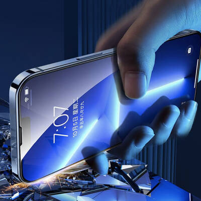 Apple iPhone 17E Recci RSP-A10 HD Temperli Cam Ekran Koruyucu + Kolay Uygulama Aparatlı - 11