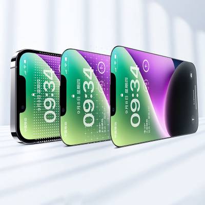 Apple iPhone 17E Wiwu CZ-003 Mavi Işık Teknolojili Hidrofobik ve Oleofobik Parlama Önleyici Cam Ekran Koruyucu - 4