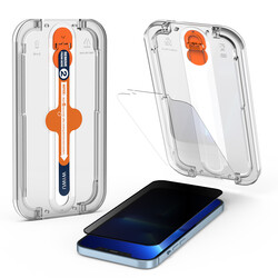Apple iPhone 17E Wiwu Easy İnstall iPrivacy Temperli Ekran Koruyucu - 5