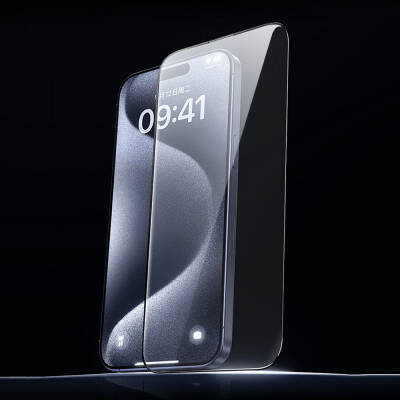 Apple iPhone 17E Wiwu GT-008 Polimer Oleofobik Kaplama Şeffaf Pürüzsüz Temperli Cam Ekran Koruyucu 10'lu Paket - 6