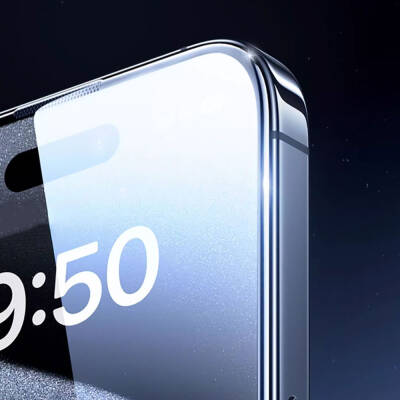 Apple iPhone 17E Wiwu GT-008 Polimer Oleofobik Kaplama Şeffaf Pürüzsüz Temperli Cam Ekran Koruyucu 10'lu Paket - 9