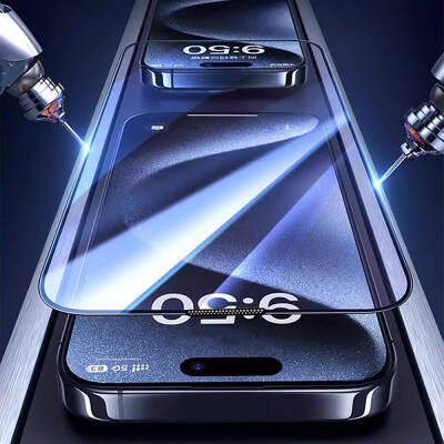 Apple iPhone 17E Wiwu GT-008 Polymer Oleophobic Coating Transparent Smooth Tempered Glass Screen Protector 10-Pack - 8