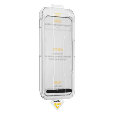 Apple iPhone 17E Wiwu SQ-008 Oleofobik Easy Install Darbeye Karşı Dayanıklı Temperli Cam Ekran Koruyucu + Kolay Uygulama Aparatlı - 2